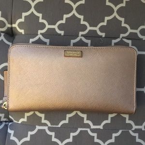 Rose Gold Kate Spade Wallet